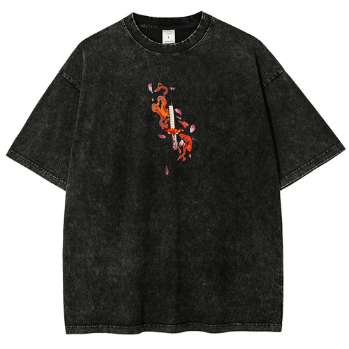 Demon Slayer Unisex Fit Washed T-Shirt 2508018941